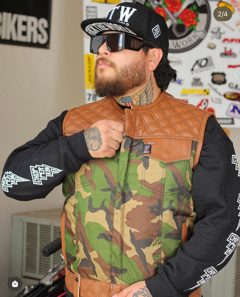 DOUBLE DIAMOND VEST – Chopper Kings Clothing