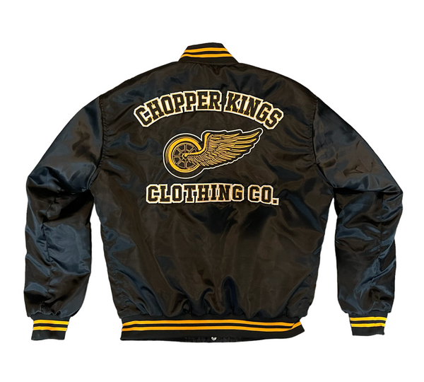 THE PLAYER satin bomber Chopper Kings Clothing