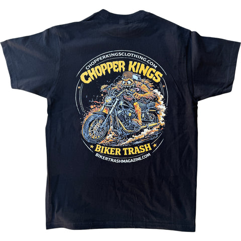 THA MONSTER - BIKER TRASH MAG collab t-shirt