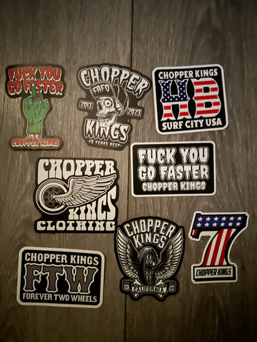Stickers mixed designs 8 designs may vary