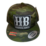 HB CK trucker hat black patch