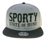 SPORTY state of mind snap back hat