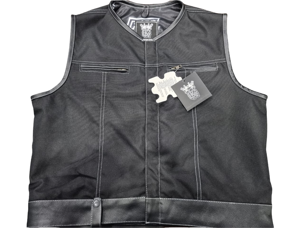 Biker top vest cordura